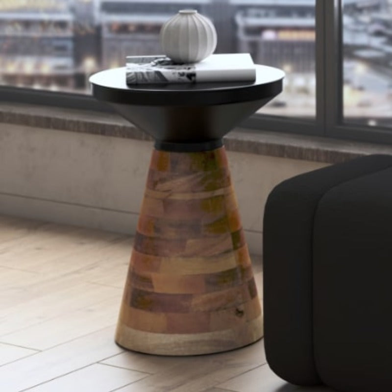 Blacktop Charm Side Table