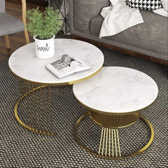 Marble Top Nesting Table set of 2