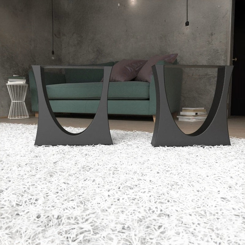 ArcLift Metal Dining Table Legs with Heavy Duty Design for Rustic Farmhouse and Urban Homes | powder coated metal legs | Premium quality unique shape design metal legs