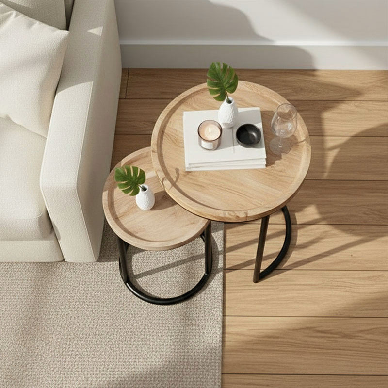 MetalWood Harmony Nesting Table Set Of 2