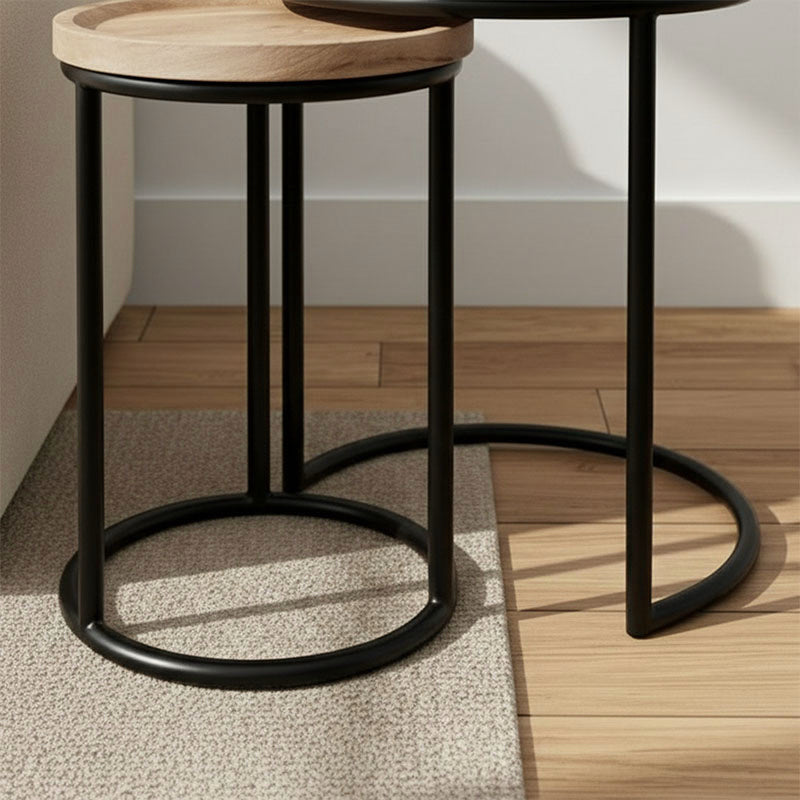 MetalWood Harmony Nesting Table Set Of 2