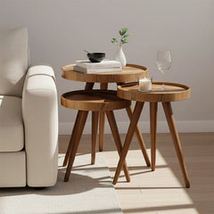 Forest Bloom Nesting Table Set Of 3