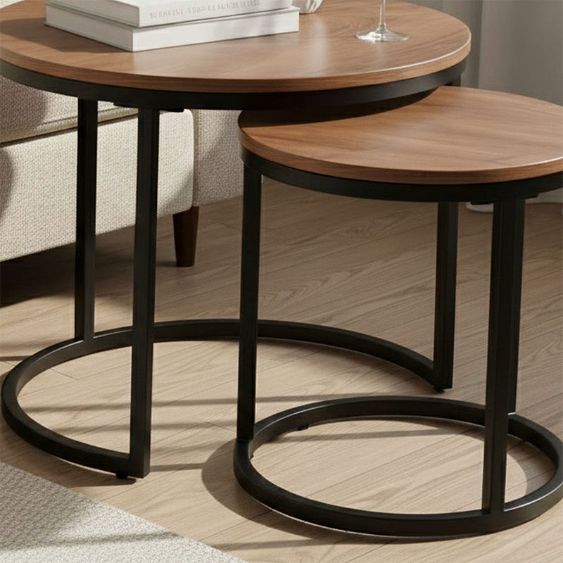Wooden Nesting Table set of 2