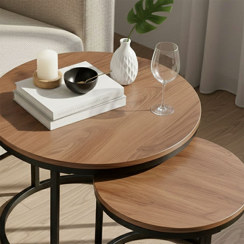 Wooden Nesting Table set of 2