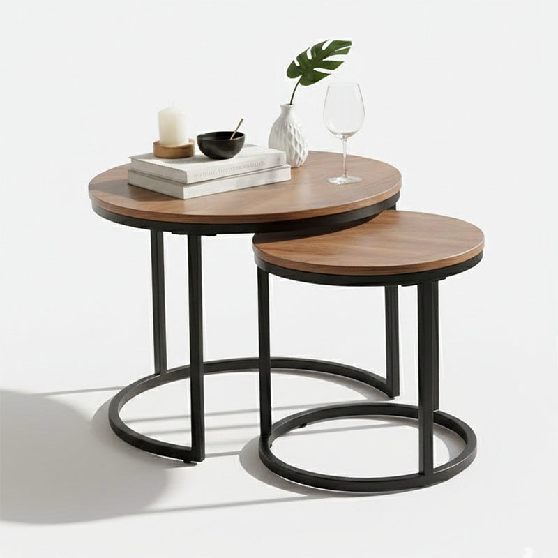 Wooden Nesting Table set of 2