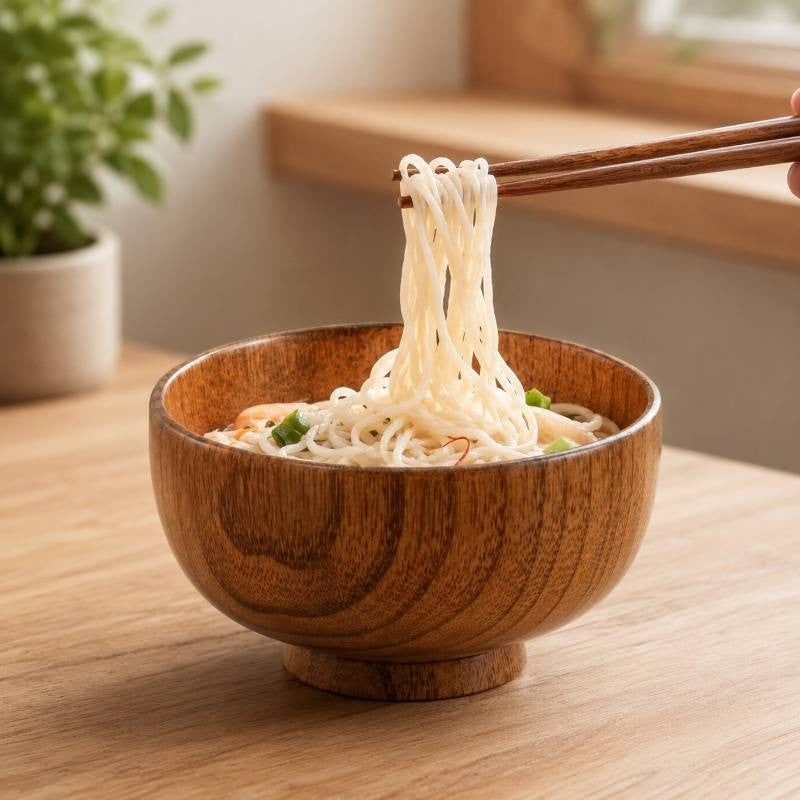 Noodles Bowl | Wooden Noodles Bowl | Wooden Bowl