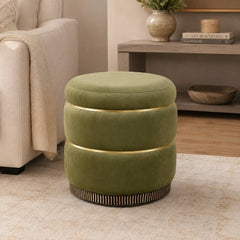 PlushPerch Upholstered Footstool