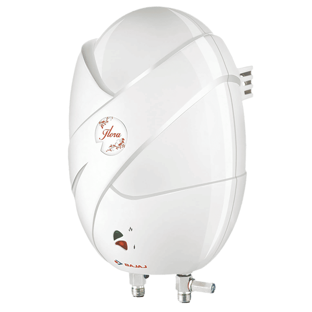 BAJAJ Flora 3 Litres Instant Water Geyser (4500 Watts, White)