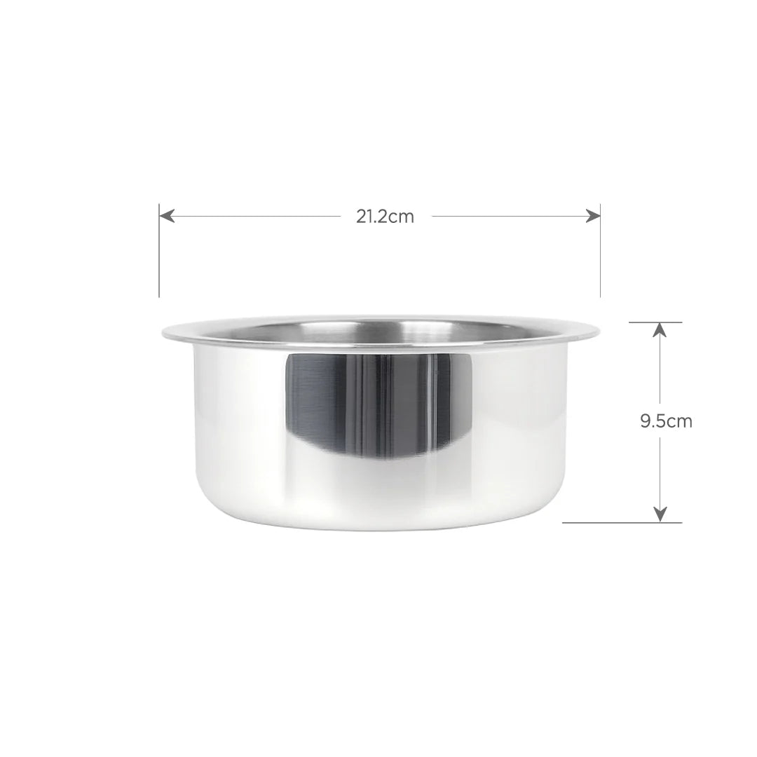 Meyer Trivantage 18cm Tri-Ply Stainless Steel Tope With Lid