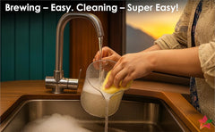 Wonderchef Chai Magic, Fully Automatic Tea & Cappuccino Maker, Make Masala Chai/Cutting Chai/Kahwa/, No Spills, No Overcooking, 4 Modes, Boil Milk/Water/Coffee, 500ML Glass Jar, 2-Yr Warranty