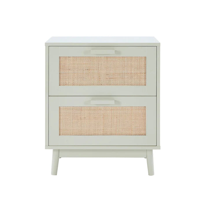 Canora 2 Drawer Bedside Table