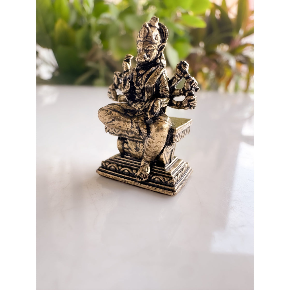 Pure Brass Miniature Goddess Varahi Amman Ji Idol - 3.00 cm