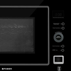 FABER FBIMWO CGS BK 25L 60cm Built-in Microwave with 10 Autocook Menus (FBIMWO 25L CGS BK, Black)