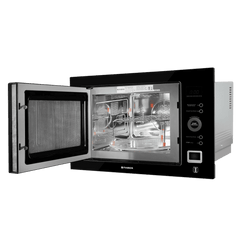 FABER FBIMWO CGS BK 25L 60cm Built-in Microwave with 10 Autocook Menus (FBIMWO 25L CGS BK, Black)