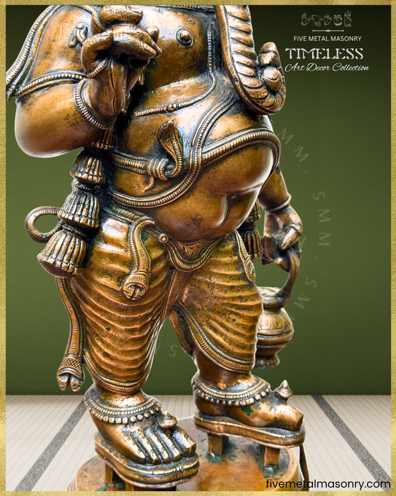 Mappillai Ganesha - Panchaloha Bronze Icon - 25"- Timeless Collection
