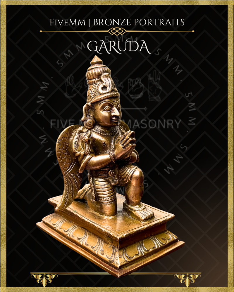 Garuda Panchaloha Bronze Icon - 6.5"