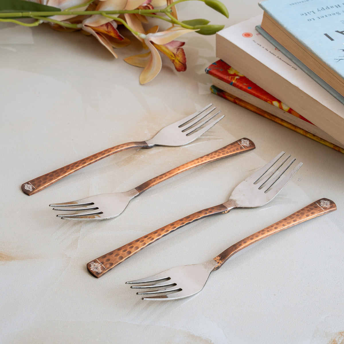 Steel Copper Desert Fork- Antique Finish Design