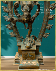 Shiva Tandavam Panchaloha Bronze Icon - 12"- Timeless Collection