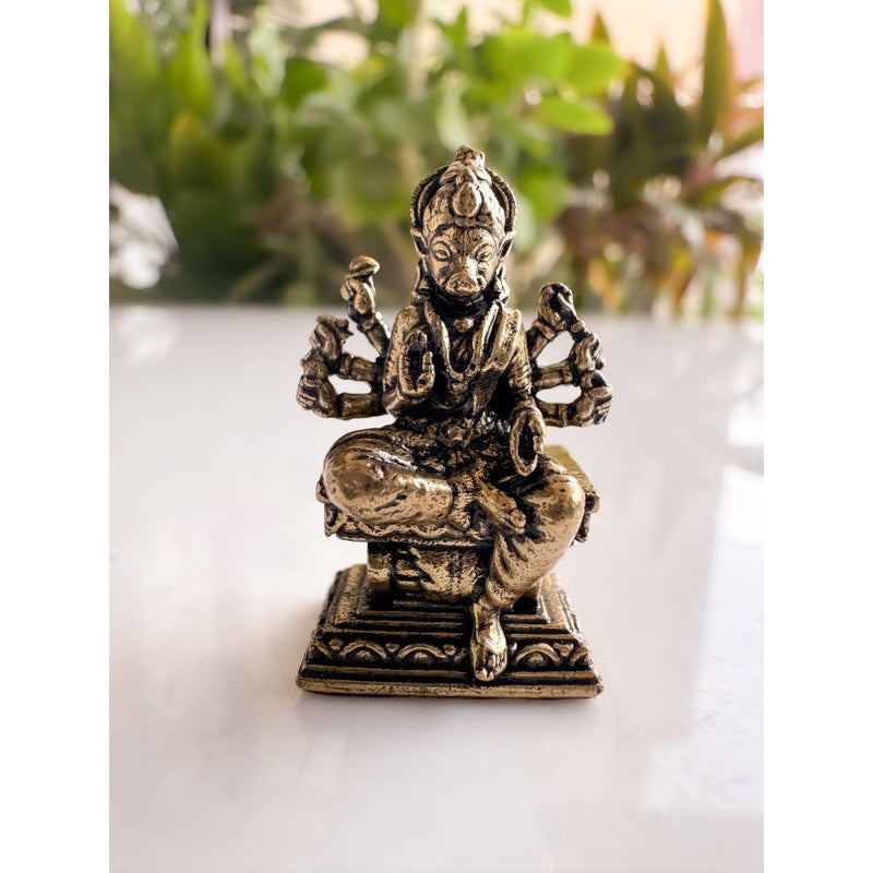 Pure Brass Miniature Goddess Varahi Amman Ji Idol - 3.00 cm