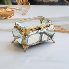 Brass & Glass Decorative Box - Home Decor & Gifting