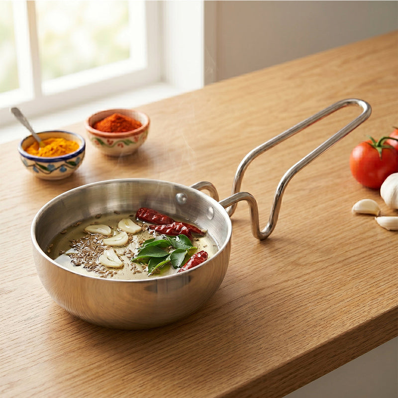 Triply Fry Pan + Tadka Pan