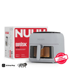 World's 1st 100% Toxin-Free ILAG® Certified CeramicTech™ Air Fryer with XL Basket | BRĪSK