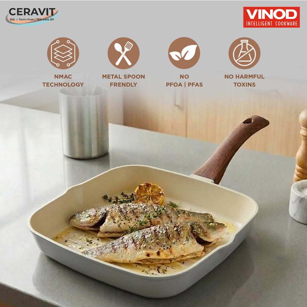 Vinod Ceravit Grill Pan Square - 24 cm