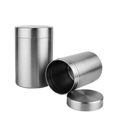 Wonderchef Modena Stainless-steel Kitchen Organiser 2 Pc. Set with Lid for Kitchen/Dining Table, Store Tea Coffee Sugar,