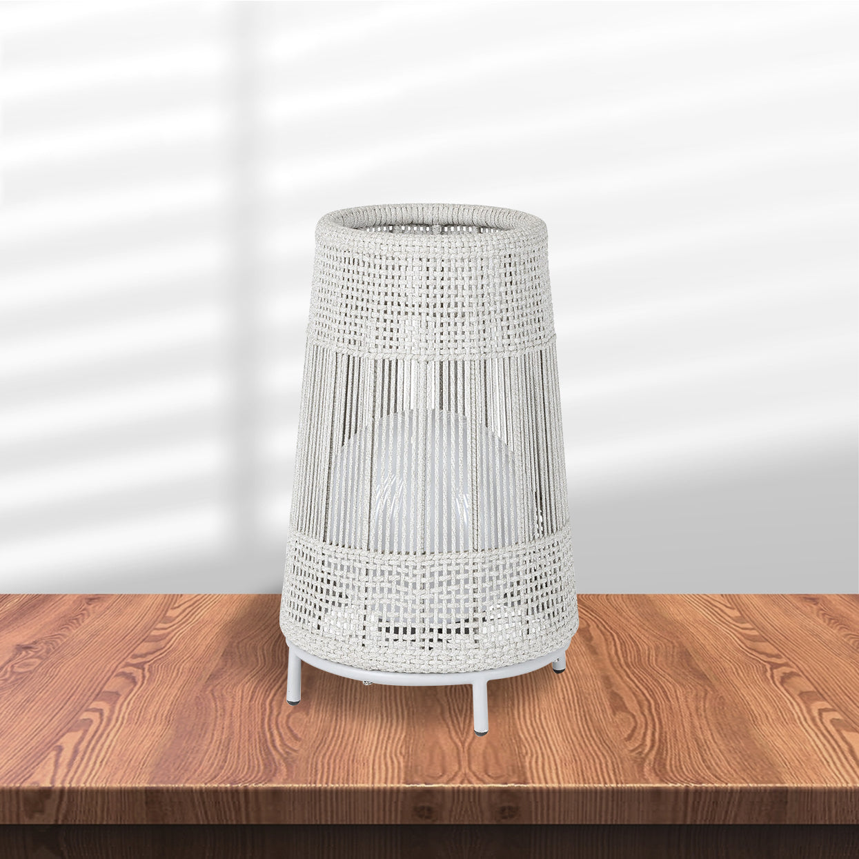 Elsie Outdoor Rope Floor Lamp