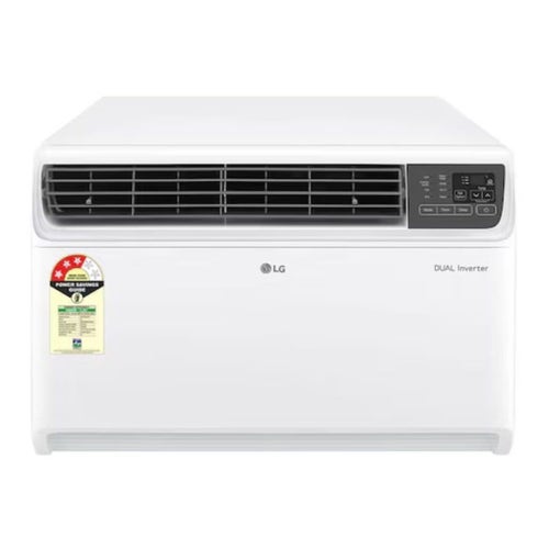 LG 1.5 Ton 3 Star DUAL Inverter Window AC | 100% Copper Tubes | Convertible 4-in-1 Cooling | Top Air Discharge | Super Silent Operation (AW-Q18WUXA, 2026 Model - New BEE Star Rated) White