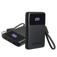AGARO Ignite 10000 mAh Compact Power Bank, 45W Quick Charging for Smartphones-1