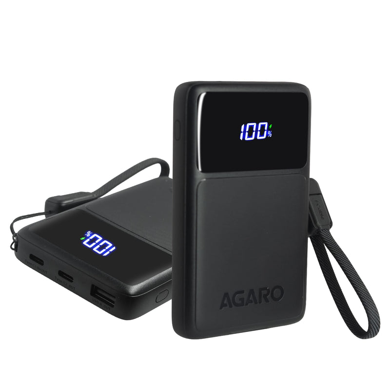 AGARO Ignite 10000 mAh Compact Power Bank, 45W Quick Charging for Smartphones-1