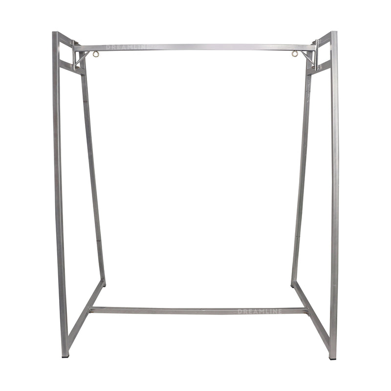Ingo Double Seater Hanging Swing With Stand For Balcony , Garden Swing (Beige) Braided & Rope