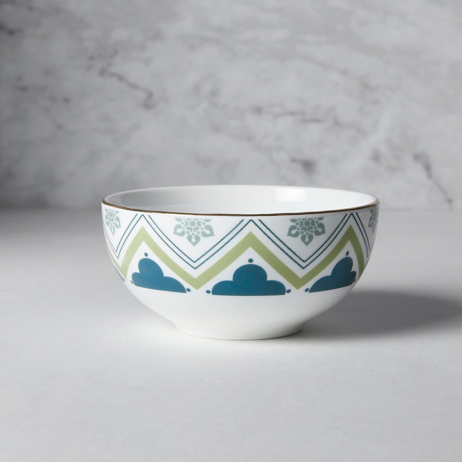 India Circus Grandeur Green Dinner Set (Pack of 20), For Family of 6