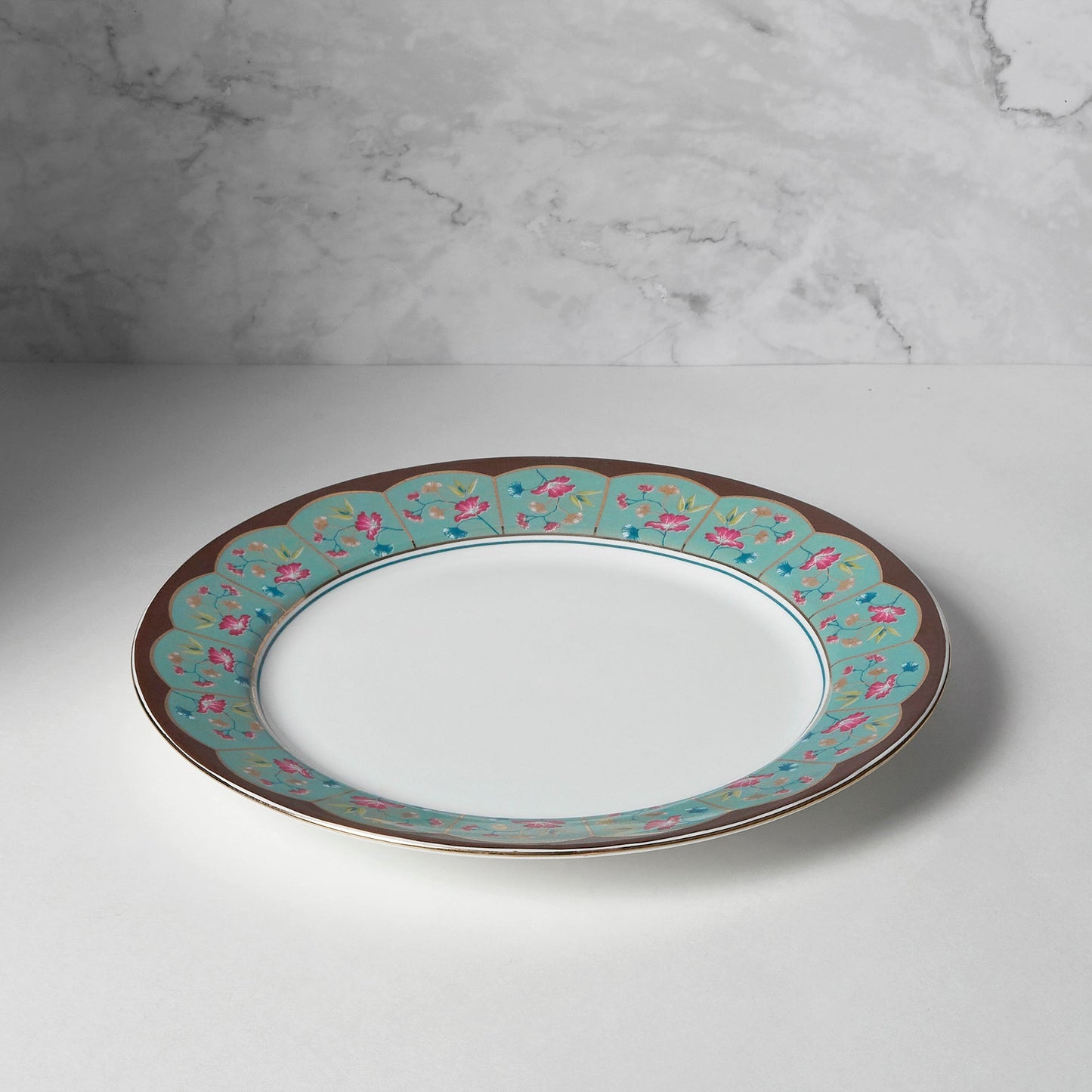 India Circus Grandeur Green Dinner Set (Pack of 20), For Family of 6