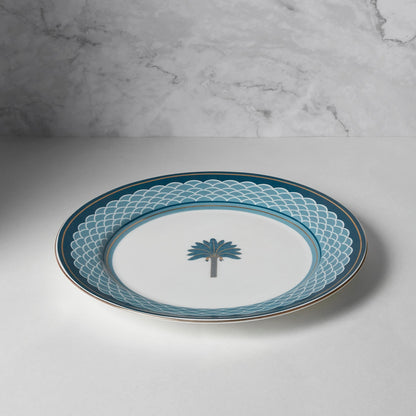 India Circus Oceanic Opulence Dinner Set (Pack of 20), For Family of 6