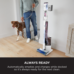 Shark Detect Clean & Empty Cordless Stick Vacuum (IW4621INT) | Flex Wand + Auto-Empty Base