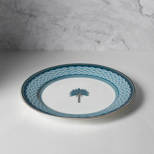 India Circus Oceanic Opulence Dinner Set (Pack of 20), For Family of 6