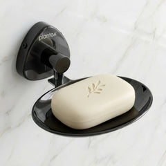 Plantex J4 Stainless Steel Wall Mounted Soap Holder for Bathroom/Soap Holder for Kitchen/Soap Stand for Bathroom/Bathroom Accessories (PVD Black Finish) Angel-1