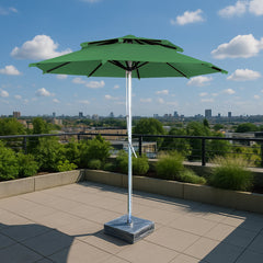Grazia Luxury Centre Pole Garden Umbrella With Stand