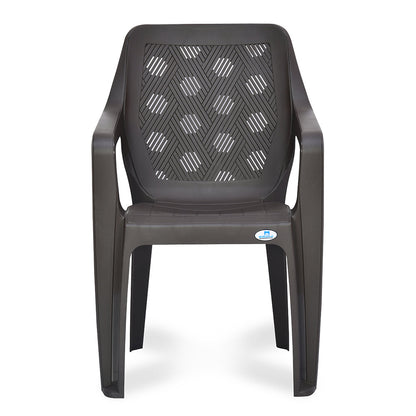 Nilkamal Hexa Plastic Chair with Arm Rest