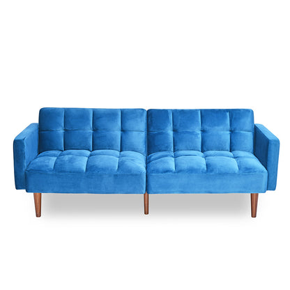 Nilkamal Denzel Futon Sofa Cum Bed (Blue)