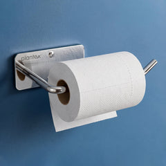 Plantex Stainless Steel Toilet Paper Roll Holder/Tissue Paper Holder in Bathroom/Kitchen/Bathroom Accessories - Wall Mount (Chrome)-1