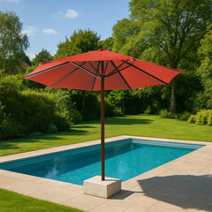 Fiore Luxury Centre Pole Garden Umbrella With Stand