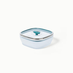 Microwave safe frosted borosilicate glass Anyday dishware- Medium Square Dish