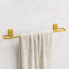 Plantex 304 Grade Stainless Steel 24 inch Single Towel Rod for Bathroom/Hand Towel Holder/Towel Hanger/Bathroom Accessories, Crystal (PVD Gold)-1