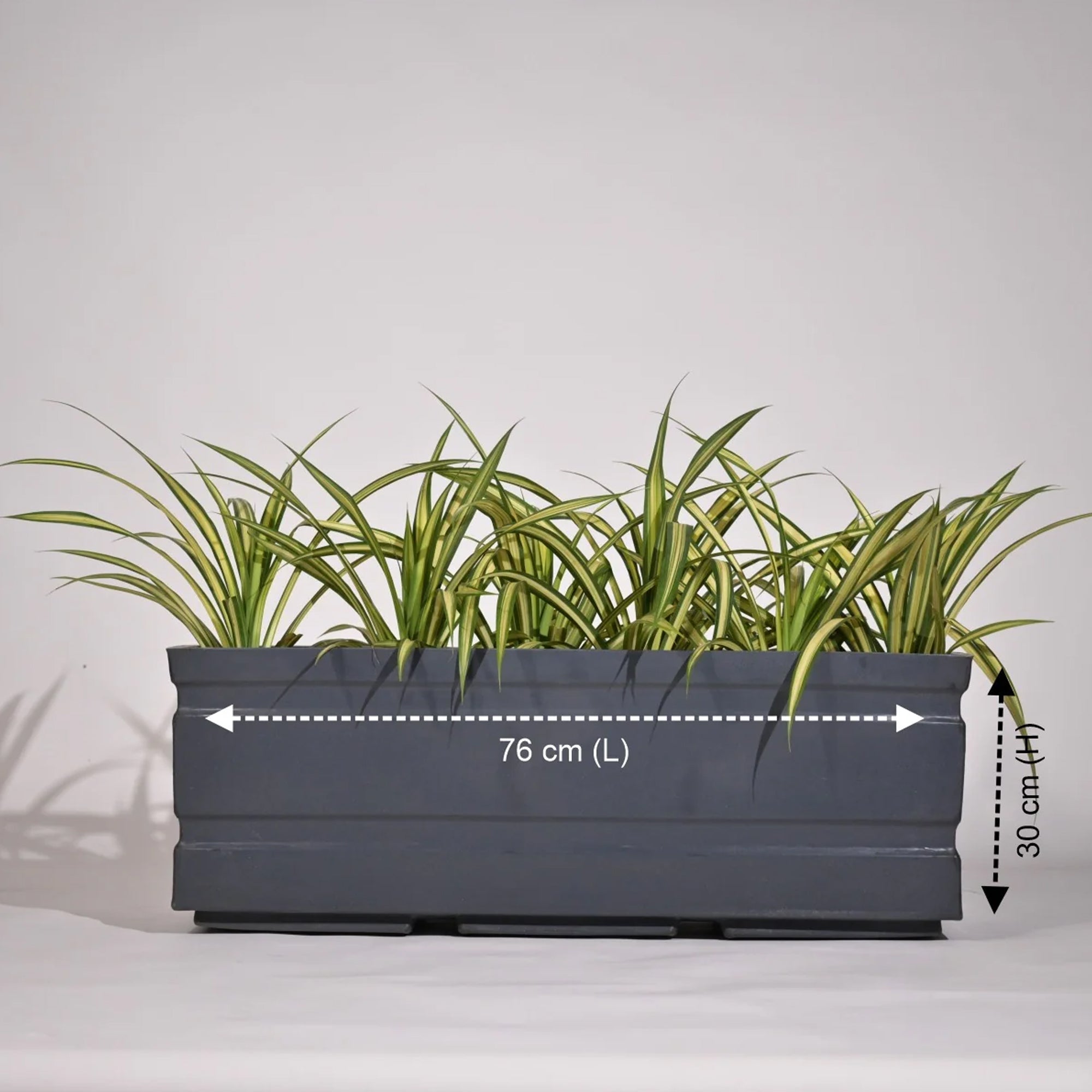 Trow Outdoor Polymer Planters For Garden, Balcony (Large)