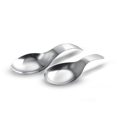 Wonderchef Ambrosia Stainless-steel Spoon Rest 2 Pc. Set for Home, Kitchen Platform and Dining Table, Keep Ladle, Spatul