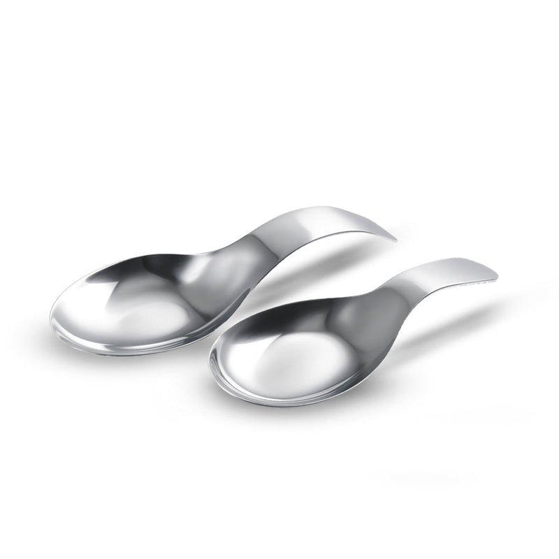 Wonderchef Ambrosia Stainless-steel Spoon Rest 2 Pc. Set for Home, Kitchen Platform and Dining Table, Keep Ladle, Spatul