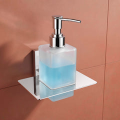 Plantex 304 Grade Stainless Steel Liquid 1 Ml Soap Dispenser/Shampoo Dispenser/Hand Wash Dispenser/Bathroom Accessories-Iris(Chrome)-1